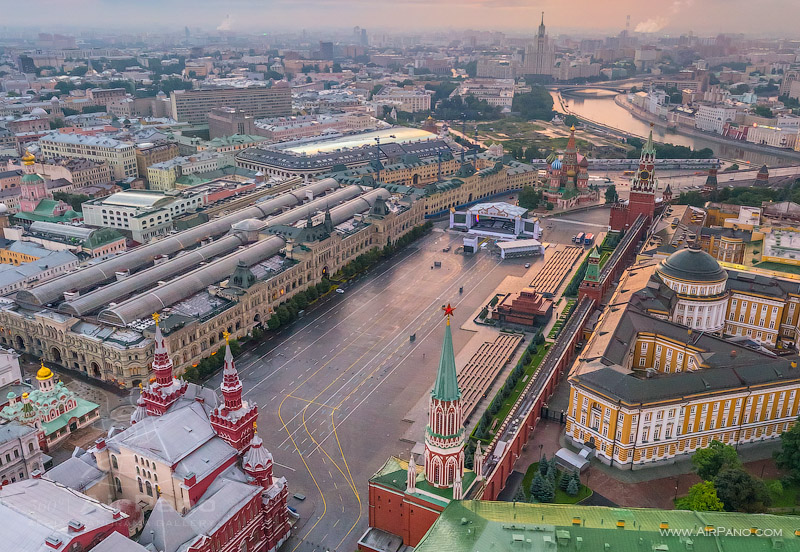 Московский Кремль с воздуха   16