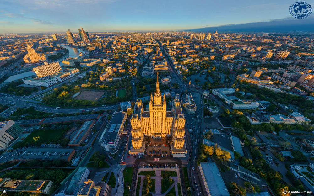 Картинки москвы с высоты птичьего полета