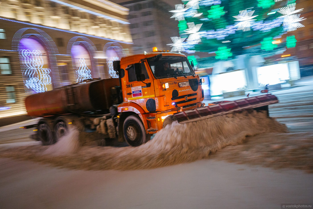 Как убирают московский снег 