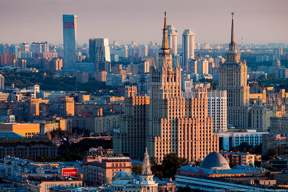 Москва с крыши ЖК «Оружейный»