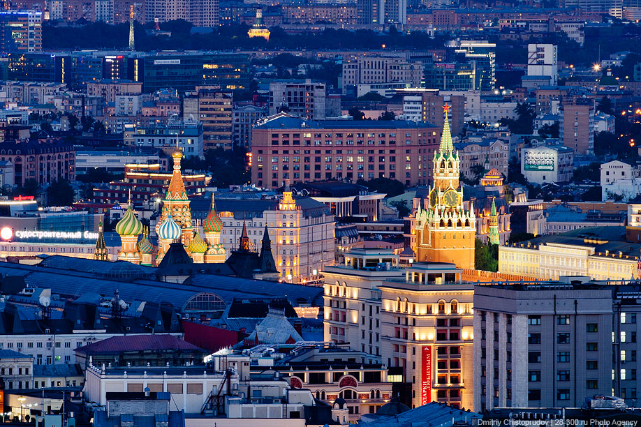 Москва с крыши ЖК «Оружейный» 