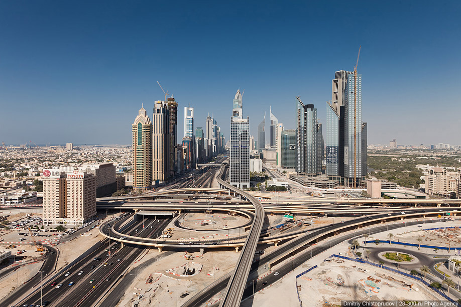 Нелегальная съемка с небоскреба в Дубаи. 