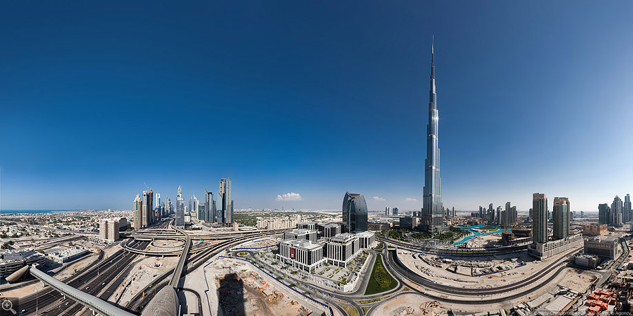 Нелегальная съемка с небоскреба в Дубаи. 