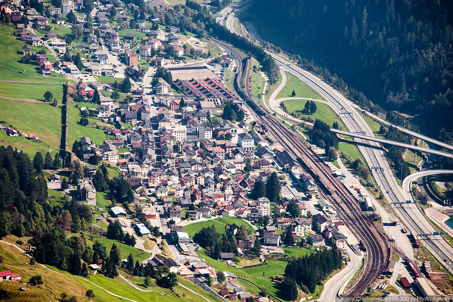 Перевал Сен-Готард. Швейцария 